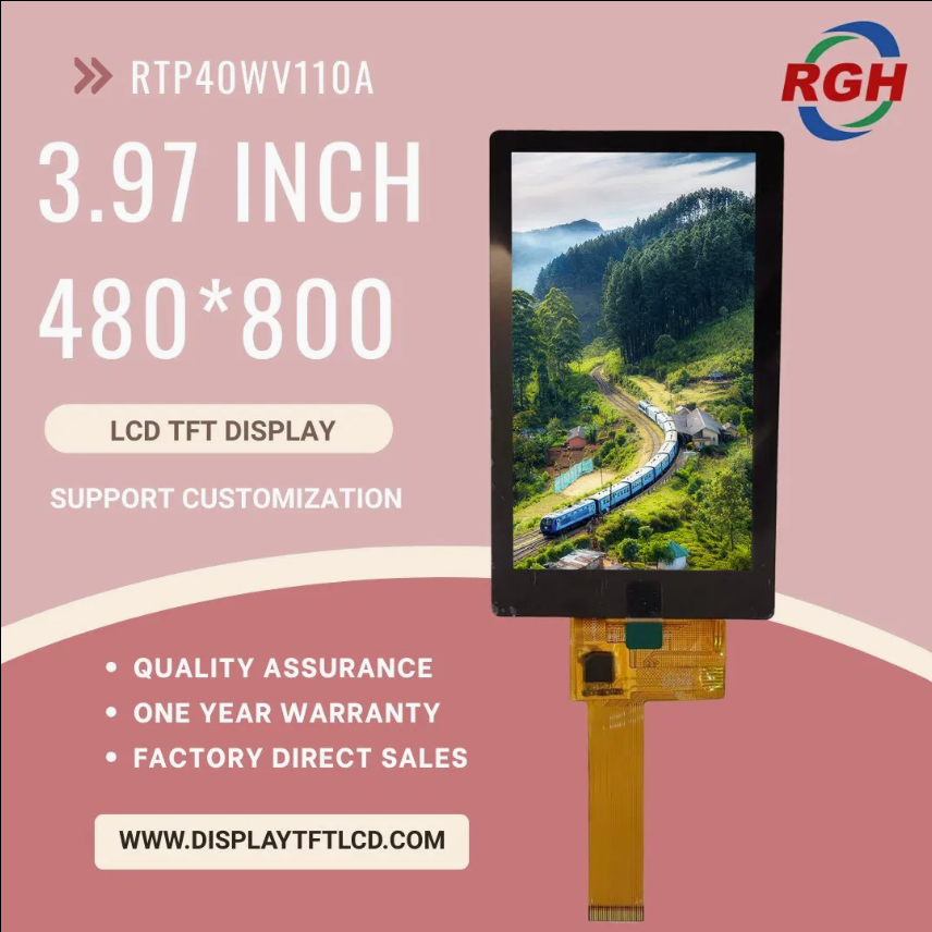4.0-Inch 480X800 High Resolution Handheld Device TFT LCD Display