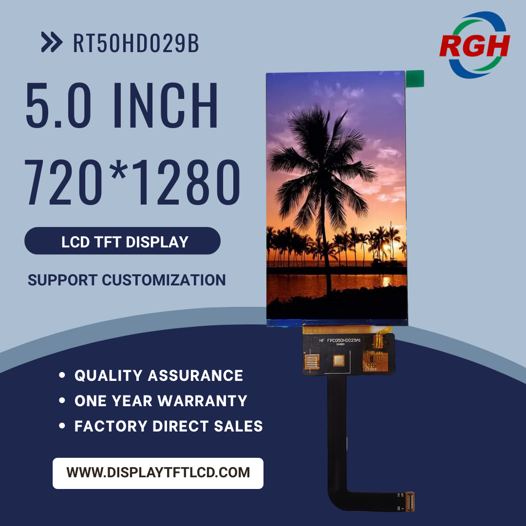 5.0-Inch Ultra-Clear 720X1280 Mipi Module Industrial Grade TFT LCD
