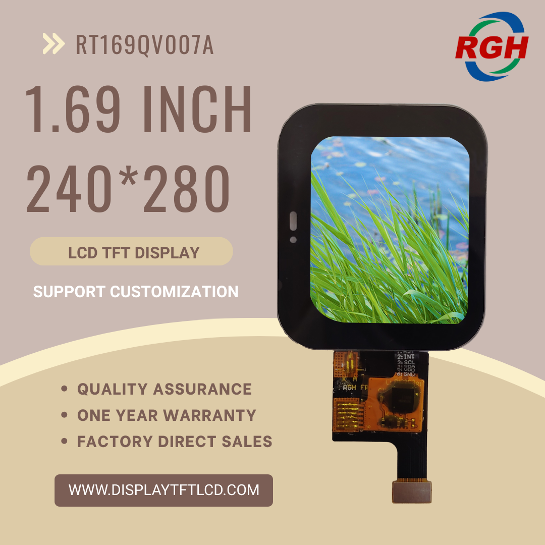 Embedded 1.69-Inch 240X280 IPS Visual Module with TFT LCD